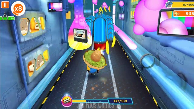 Despicable Me 2 - Minion Rush : Tortilla Chip Hat Minion In Special Mission - Back to the 80s !