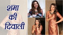 Diwali special Photo Shoot by actress Shama Sikander; Watch Video | Boldsky