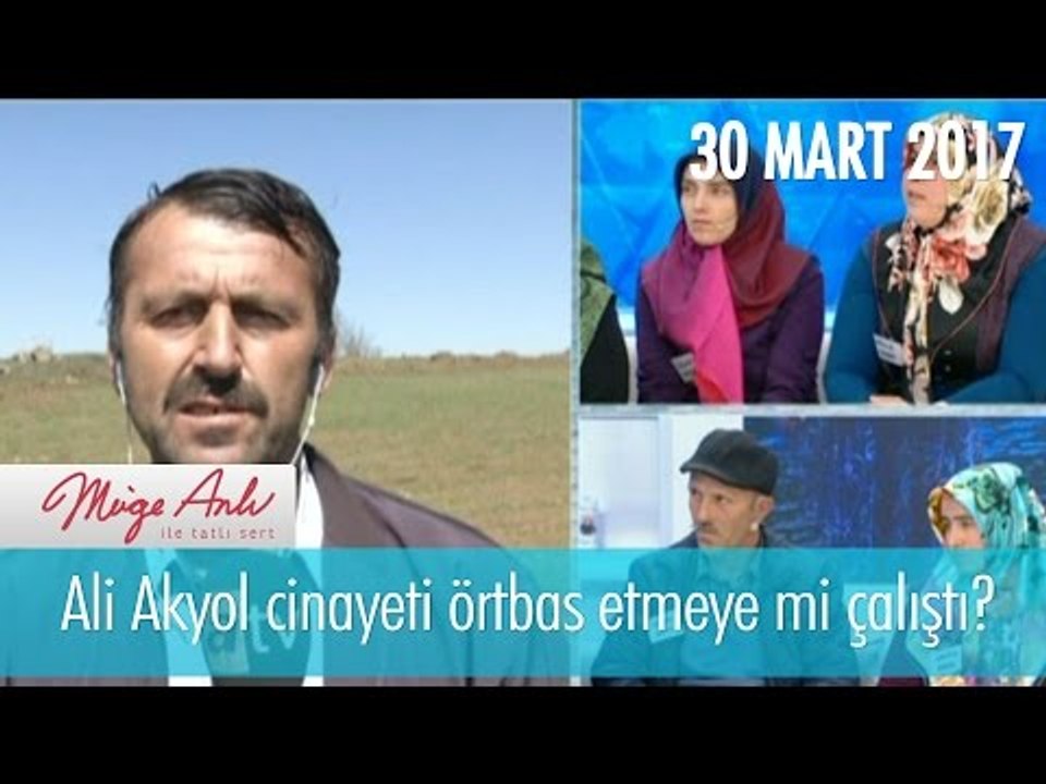 Ali Bey cinayeti örtbas etmeye mi çalıştı? Müge Anlı İle Tatlı Sert 30 Mart 2017 - 1812. Bölüm - atv