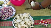 NATURE FRESH MUSHROOM GRAVY With White Rice Cooking in My Village | VILLAGE FOOD
