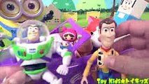 アンパンマン おもちゃアニメ 車の中に何人乗るかな？❤ミニオンズ 自動車 Toy Kids トイキッズ animation anpanman
