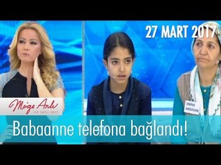 Müzeyyen Kavaklı telefon bağlantısında! - Müge Anlı İle Tatlı Sert 27 Mart 2017 - 1809. Bölüm - atv