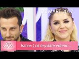 Bahar: Çok teşekkür ederim... - Esra Erol'da 23 Mart 2017 - 364. Bölüm - atv