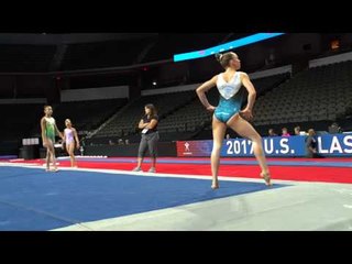 Maile O'Keefe - Floor - 2017 U.S. Classic - Podium Training