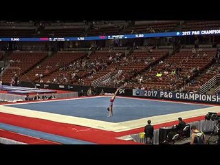 Travis Wong - Floor Exercise - 2017 P&G Championships - Junior Men - Day 2