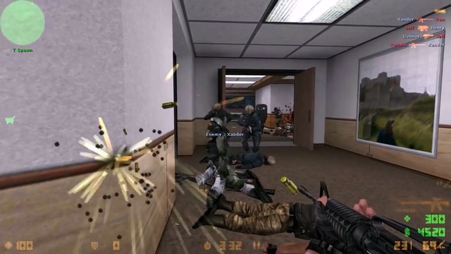 Counter-Strike: Condition Zero gameplay with Hard bots - Office - Terrorist (Old - 2014)