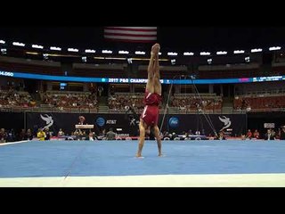 Akash Modi - Floor Exercise - 2017 P&G Championships - Senior Men - Day 2