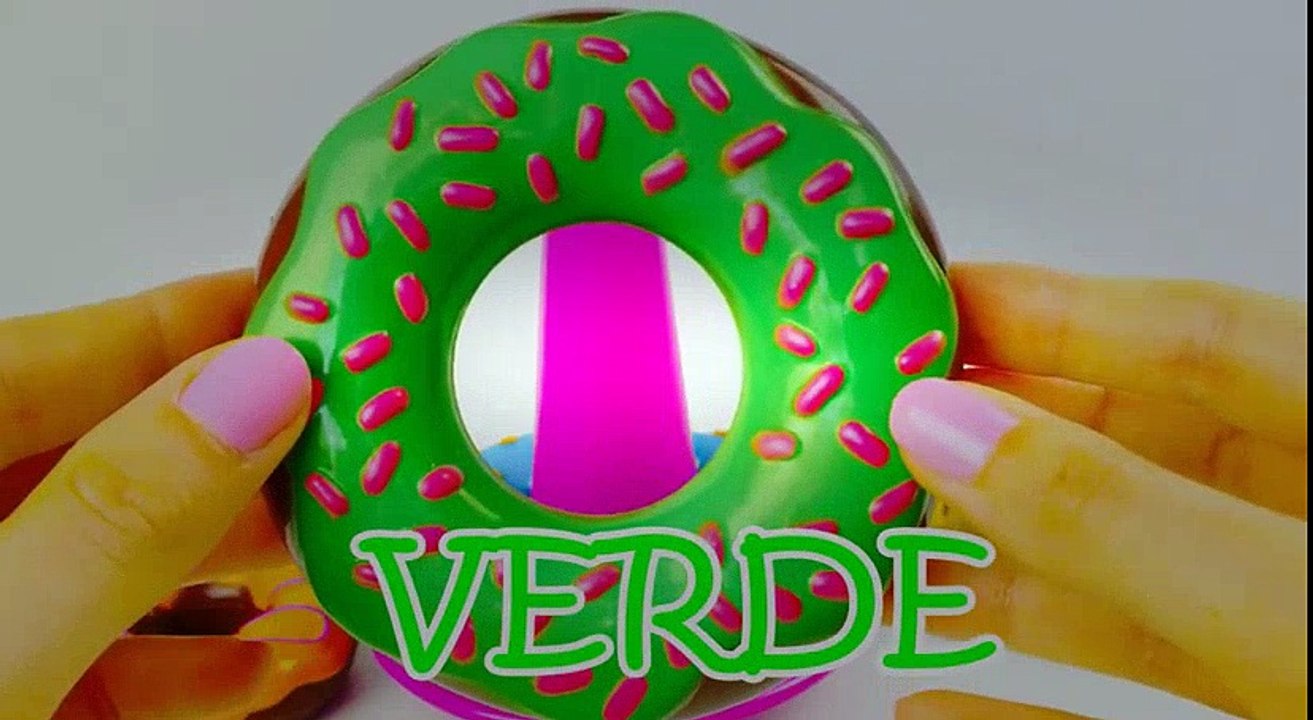 DONA! TORRE DE DONUTS PASTELES JUGUETES COCINITAS APRENDER COLORES