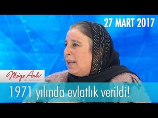 1971 yılında evlatlık verildi! - Müge Anlı İle Tatlı Sert 27 Mart 2017 - 1809. Bölüm - atv