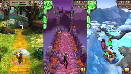 Temple Run 2 Spooky Summit VS Temple Run OZ Dark Forest VS Temple Run 2 Frozen Shadows