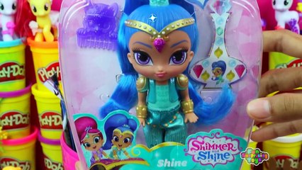 Shimmer and Shine GIANT Shine Surprise Egg - Play Doh Huevos Sorpresa
