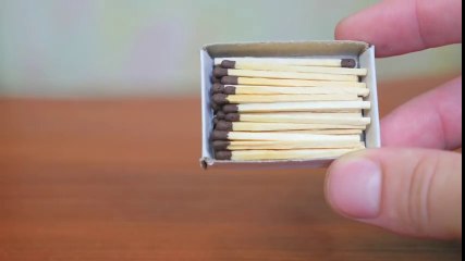 How to Light a Match with a Rubber band