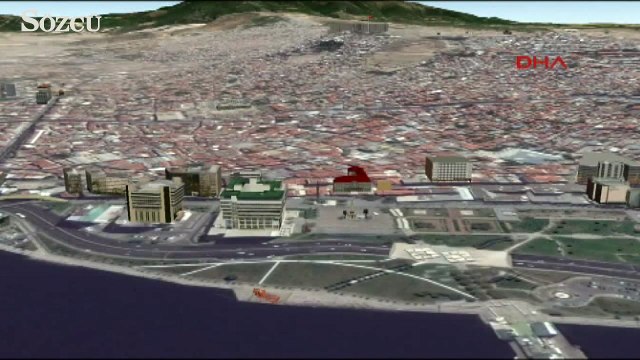 Efes antik kenti, denizle buluşuyor