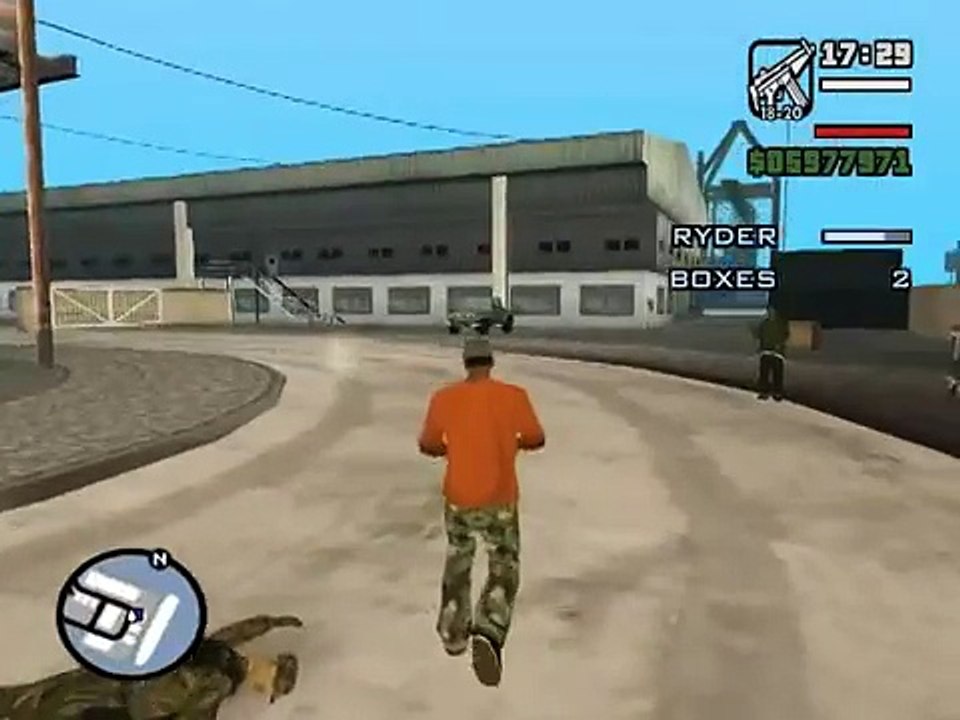 تختيم لعبة جاتا سان اندرس (مهمة 6 صادديق) GTA San Andreas pc