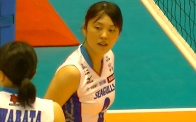 山口舞選手(Mai Yamaguchi)岡山シーガルズ【Vﾌﾟﾚﾐｱﾘｰｸﾞ開幕戦】2015.10.17東京体育館