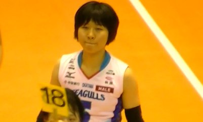 宇賀神みずき選手(Mizuki Ugajin)岡山シーガルズ【Vﾌﾟﾚﾐｱﾘｰｸﾞ開幕戦】2015.10.17東京体育館