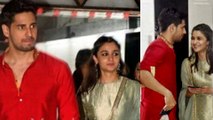 EX Couple Alia Bhatt And Sidharth Malhotra CAUGHT TOGETHER at Diwali Party
