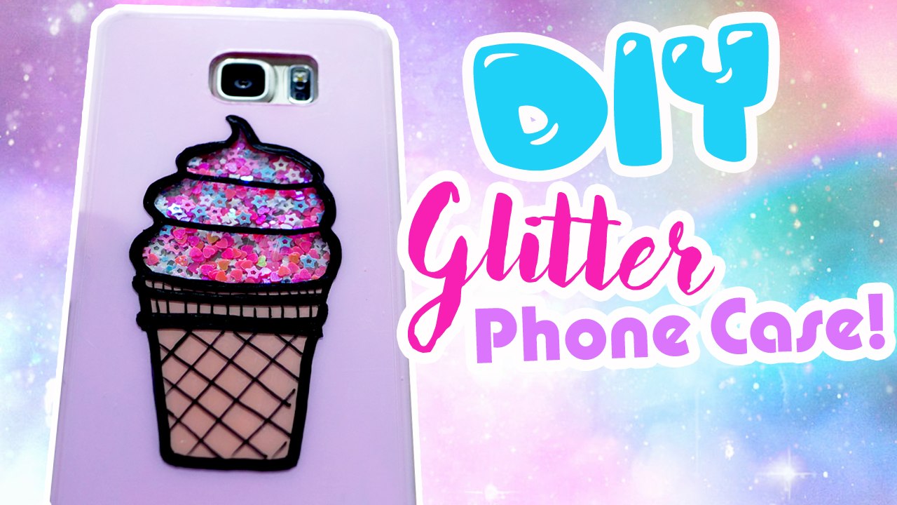 DIY Giltter Box Phone Case | Ice Cream Case | DIY Yahae