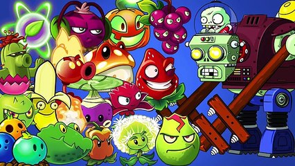 Plants vs Zombies 2 All Plants Power Up vs Gargantuar Prime