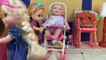Frozen Elsa Twin Babies! Anna and Elsa Toddlers Babysit Bad Baby Twins Bath Time Doll Toys In Action