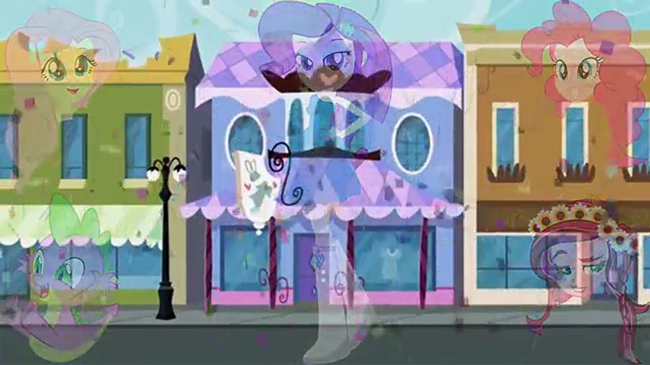 Wrong Heads My Little Pony Fluttershy Rainbow Dash Applejack Rarity MLP Finger Family Nursery Rhymes