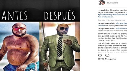 Kiko Rivera presume de tipo con un 'antes y después'