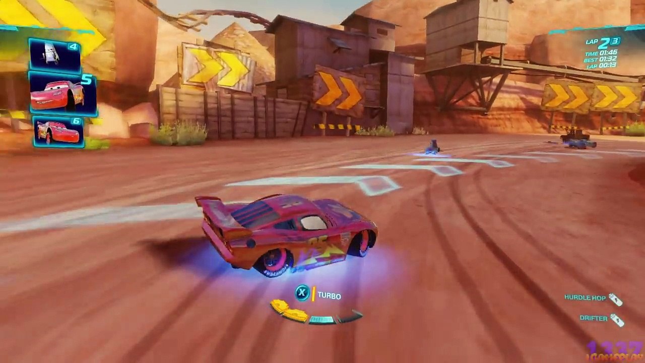 Cars 2 The Video Game - Lightning McQueen , Jeff Gorvette , Miguel Camino , Fillmore Gameplay #14