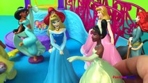 Disney Princess Figurine Set - Princess Collection - Aurora Cinderella Tiana Merida Snow White Ariel