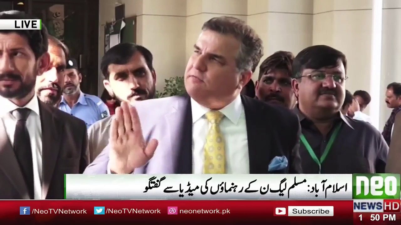 Daniyal Aziz Media Talk - 18th October 2017