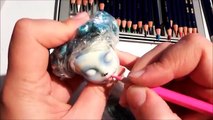 Corpse Bride - Frankie Stein Monster High doll - custom repaint