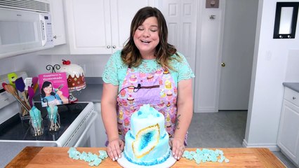 How to Make a Geode Cake (Geode Wedding Cake) with Rock Candy
