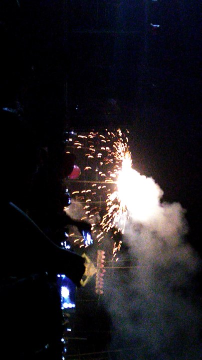 Fire fall in rawan dahan....
