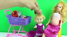 Barbie Hamile Maşa Bebeği Neden Kıskandı? Yeni Küçük Bebek - Maşa Barbie Çizgi Filmleri