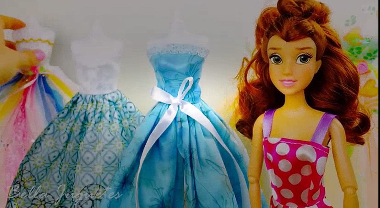 DESFILE DE PRINCESAS MUÑECAS DISNEY VESTIDOS MODAELSA RAPUNZEL ARIEL BELLA TIANA