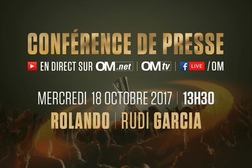 Replay : Rolando et Rudi Garcia en conférence de presse