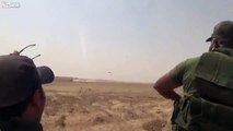 Syrian Jet Flies Low Pilot Greets Major General Issam Zahreddine in Deir Ezzor