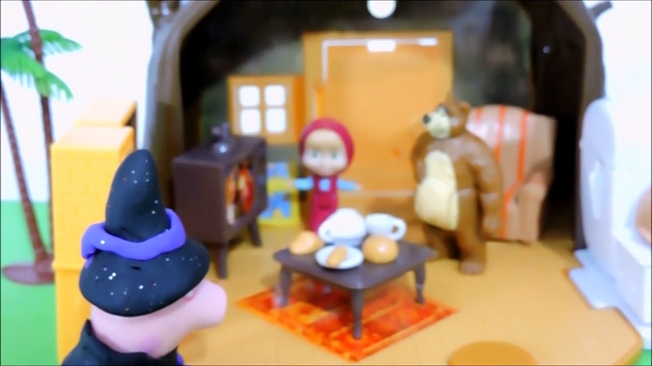 Peppa Pig Bruxinha e Fantasma Pig George ASSUSTAM MASHA E O URSO Brinquedos em Portugues