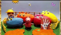 PEPPA PIG y los animales de la granja / HUEVOS SORPRESA plastilina Play Doh