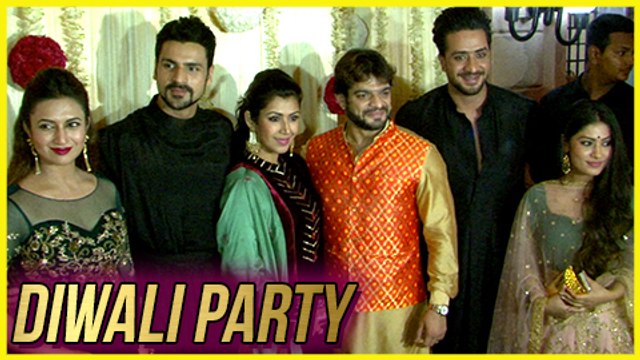 Divyanka Tripathi, Vivek Dahiya, Karan Patel, Ankita Bhargava At Ekta Kapoor's Diwali Bash