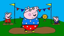 Peppa Pig Coloring Pages for Kids ► Peppa Pig Coloring Games ► Daddy Pig in a Race Coloring Book