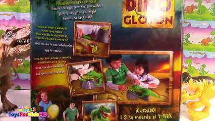 Los Dinosaurios para niños Dino Glotón - Videos de Dinosaurios Juguetes de Dinosaurios ToysForKidsHD
