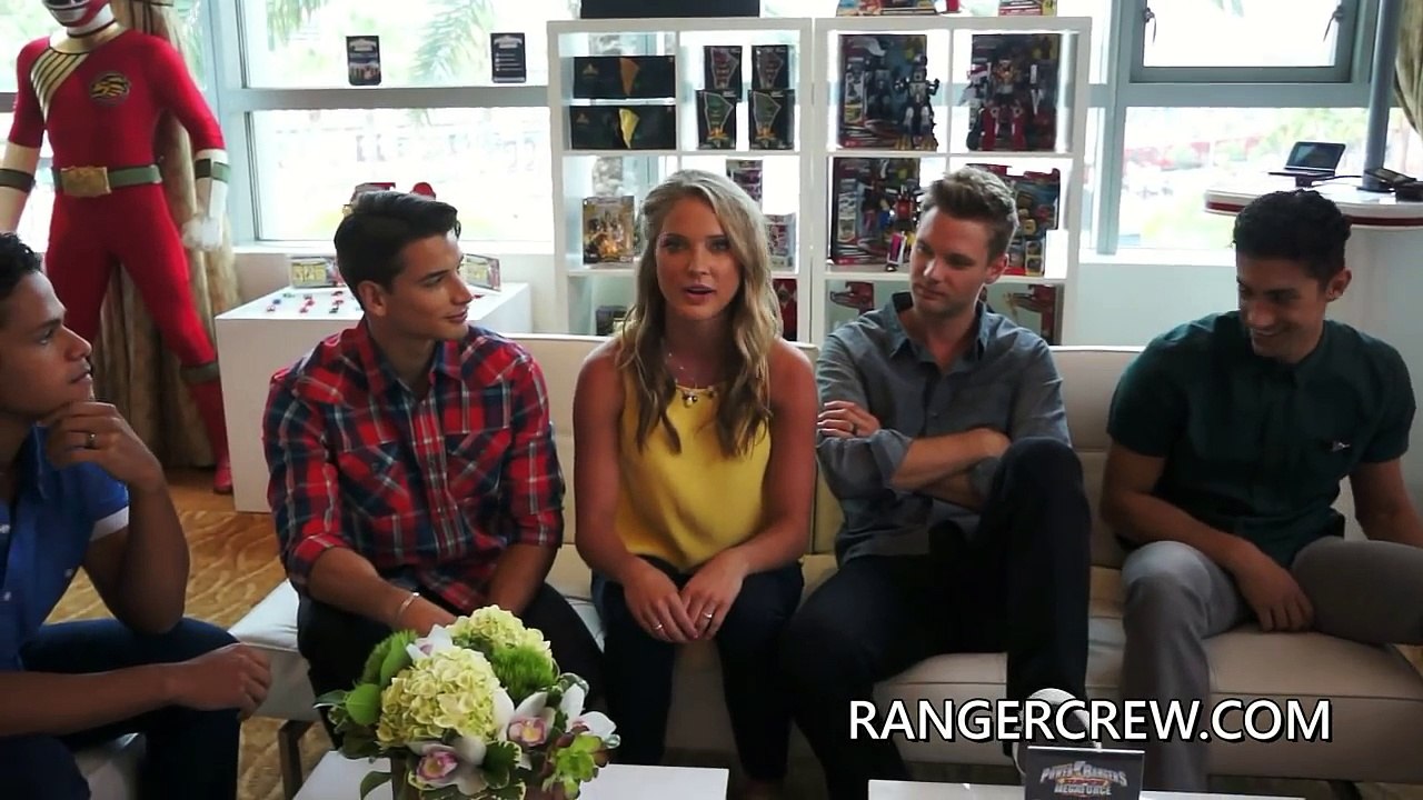 Power Rangers Super Megaforce Cast Interview at San Diego Comic Con new