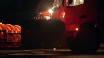 Mercedes-Benz Remote Truck Pferdsfeld - Driving Video at Night