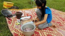 Village food fory - Frog Recipe - How to Fry frog in my village - Asian food