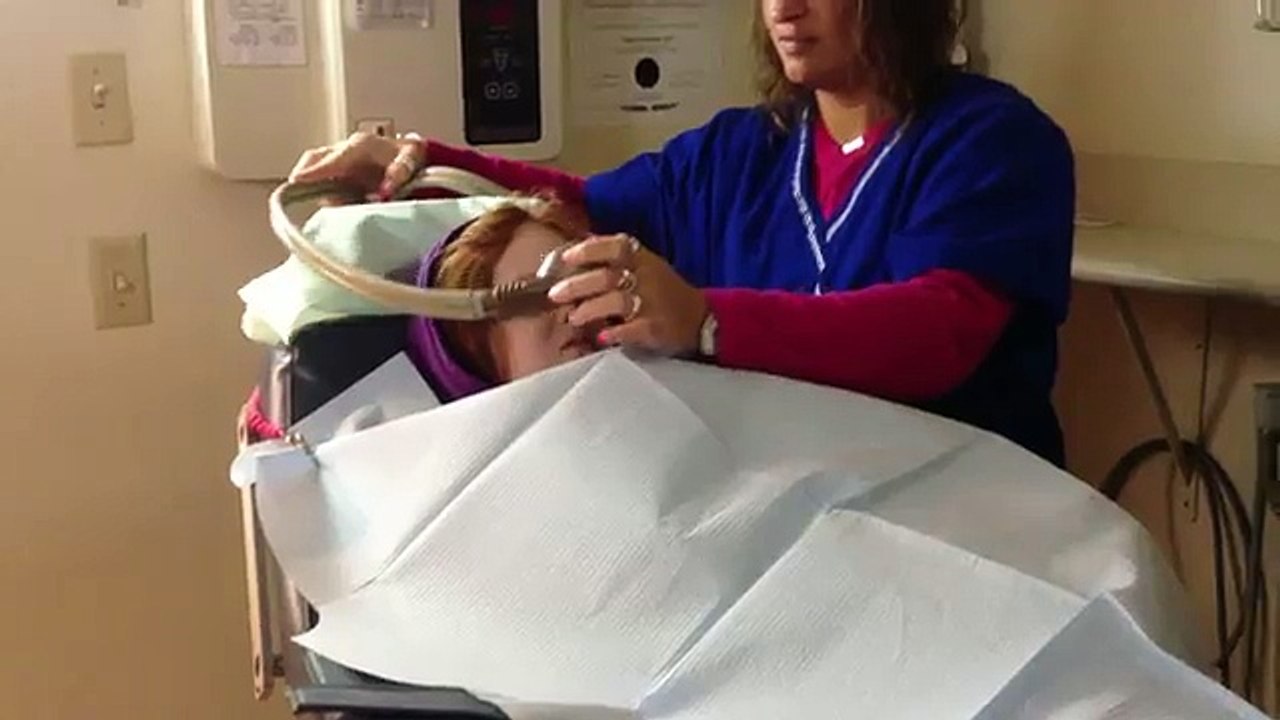 Maddie at the dentist