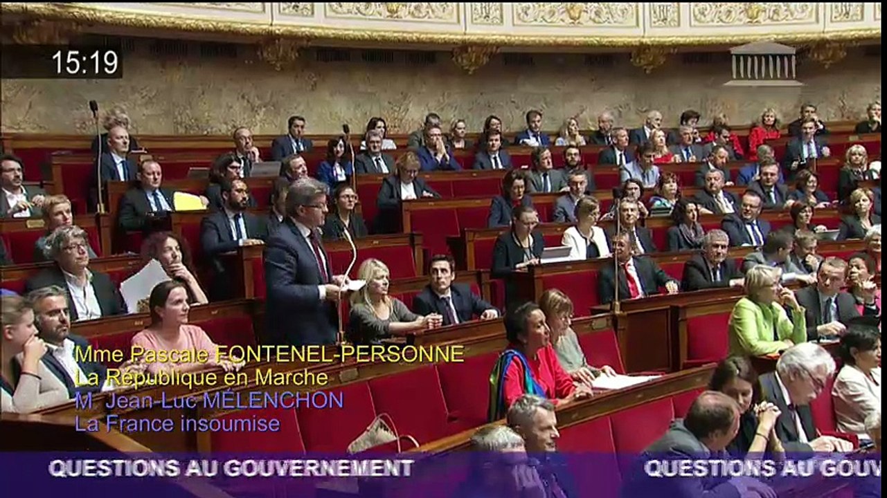 Standing ovation à l'Assemblée pour Jean-Luc Mélenchon, cible de terroristes présumés d'extrême droite