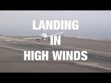 Planes Attempting to Land in Extremely High Winds