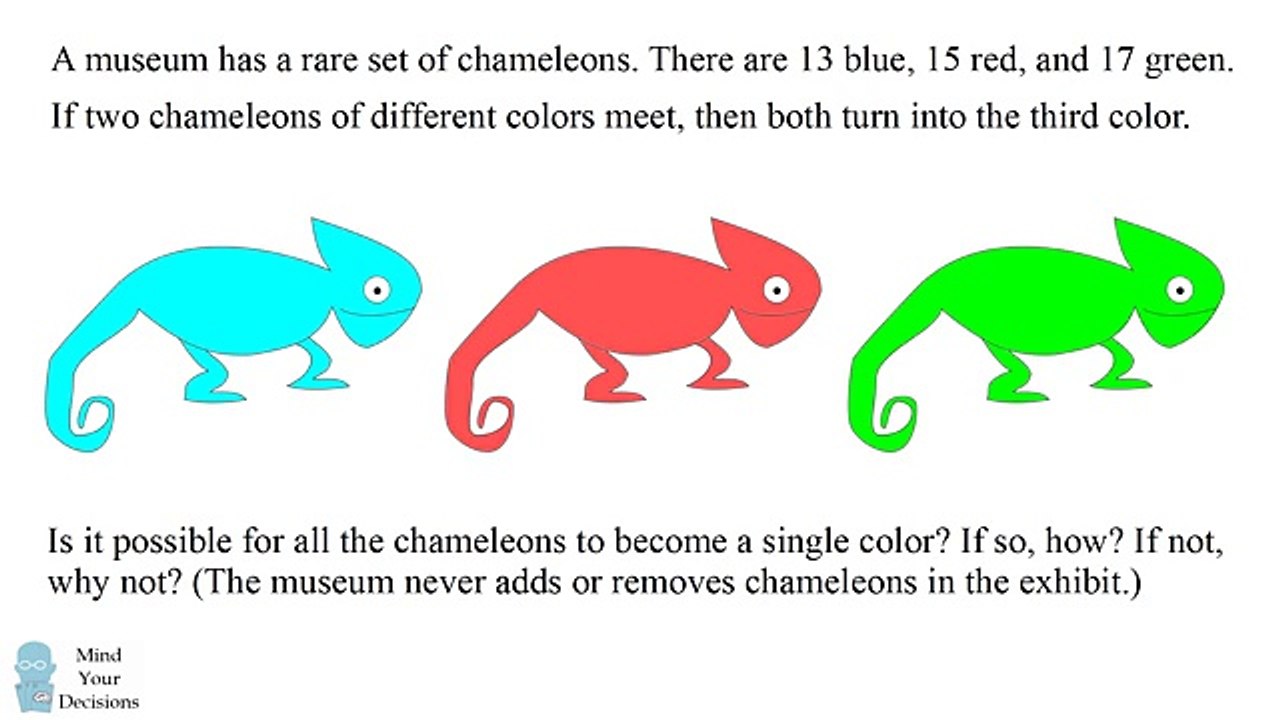 Can You Solve The Chameleon Riddle?