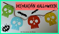 Decoración Día de los Muertos / Halloween ,Guirnalda calaveras, Guirnalda Calacas