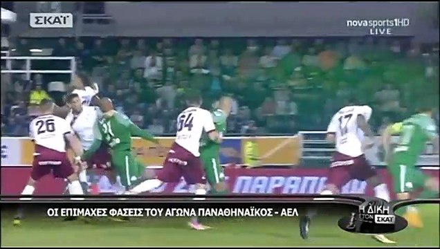 7η Παναθηναϊκός-ΑΕΛ 2-1 2017-18 Οι επίμαχες φάσεις (Η δίκη στον Σκάι)